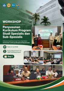 Workshop Penyusunan Kurikulum Program Studi Spesialis dan Sub-Spesialis – Day 1